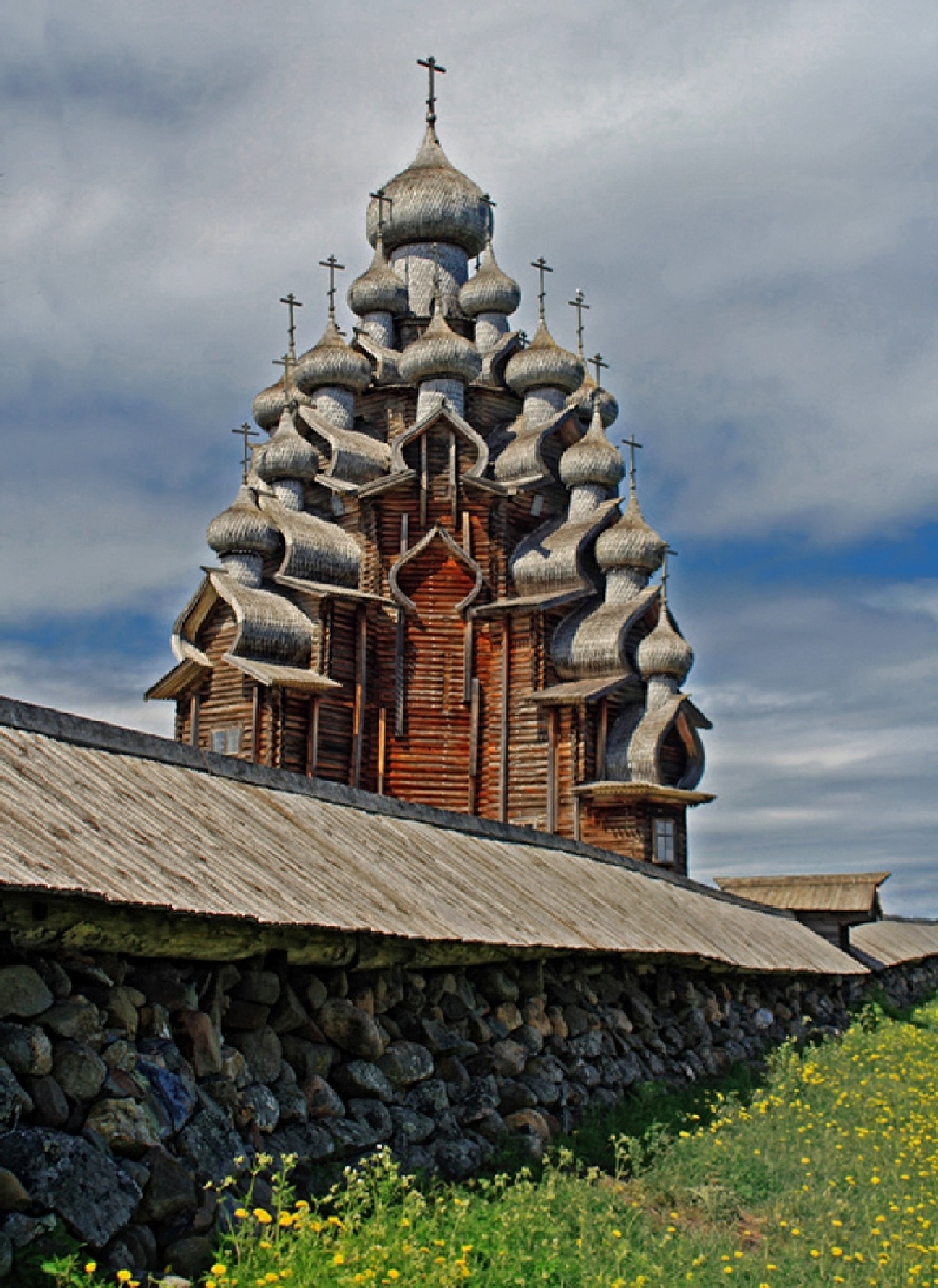 Реконструкция храма Преображения Кижи