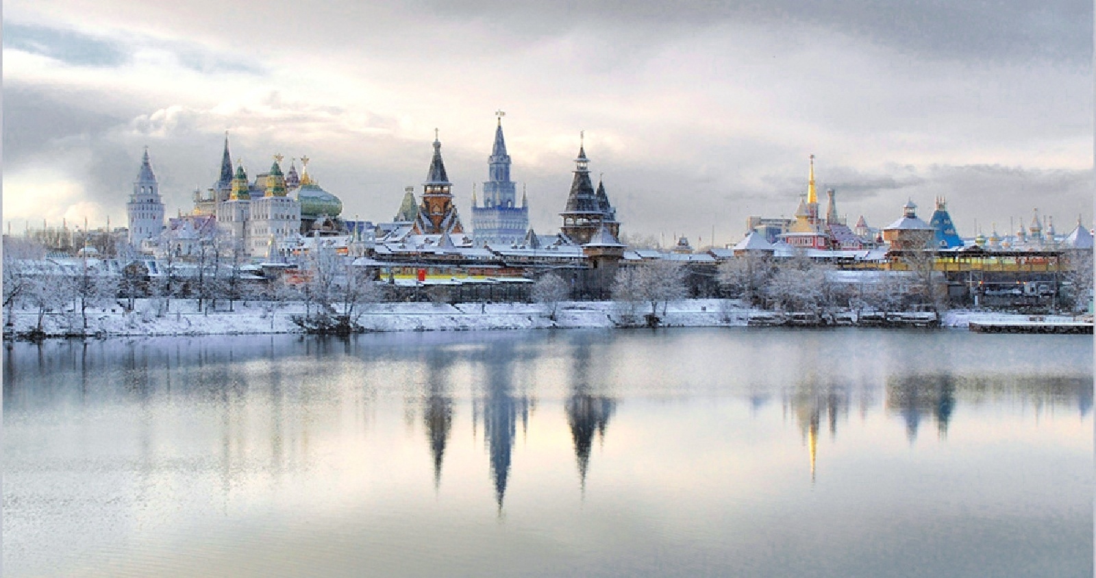 Измайловский Кремль Москва зимой