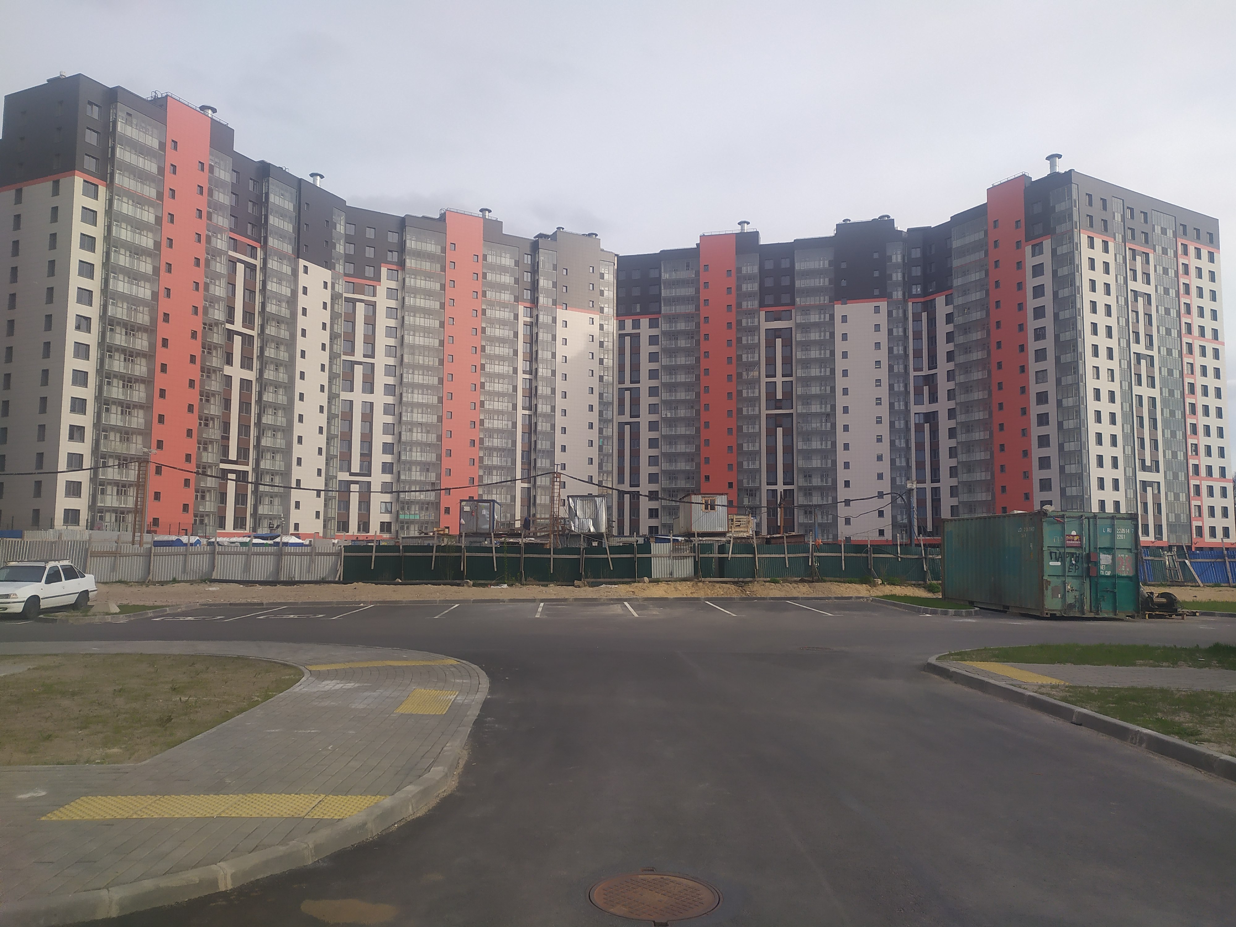 Кушелевская дорога 6к1, парадные 1-7