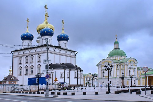 Спасо-Преображенский собор на Соборной площади в Твери