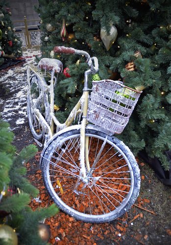 Велосипед снеговика
