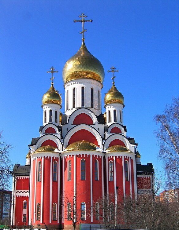 Одинцово домодедовский. Храм Георгия Победоносца в Одинцово. Одинцово Домодедовский Церковь Георгия Победоносца.