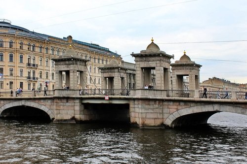 Мост Ломоносова в Петербурге