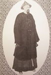 Иакинф в китайском одеянии. Рисунок тушью неизвестного художника