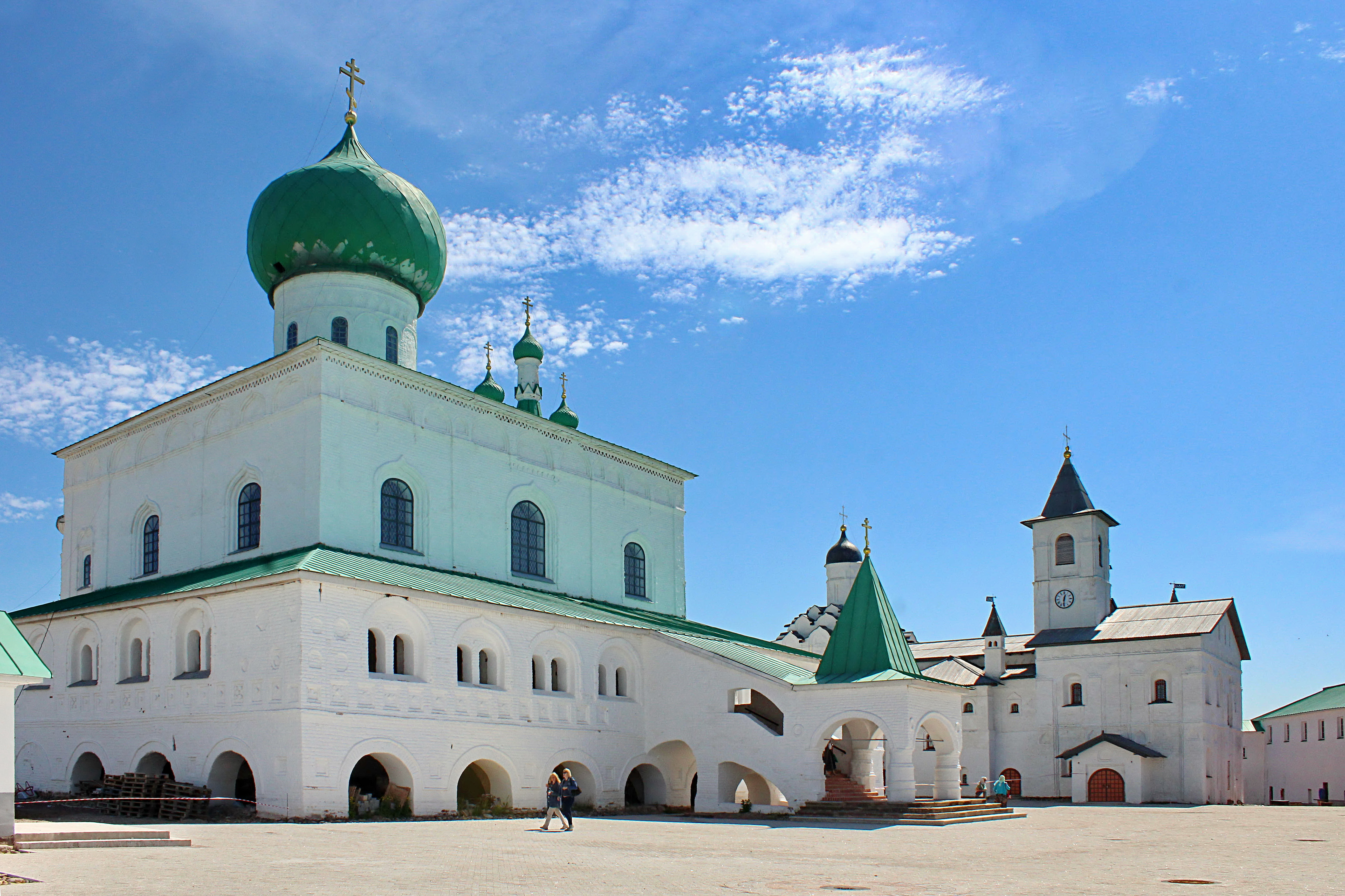 Свирский монастырь Пасха ночь