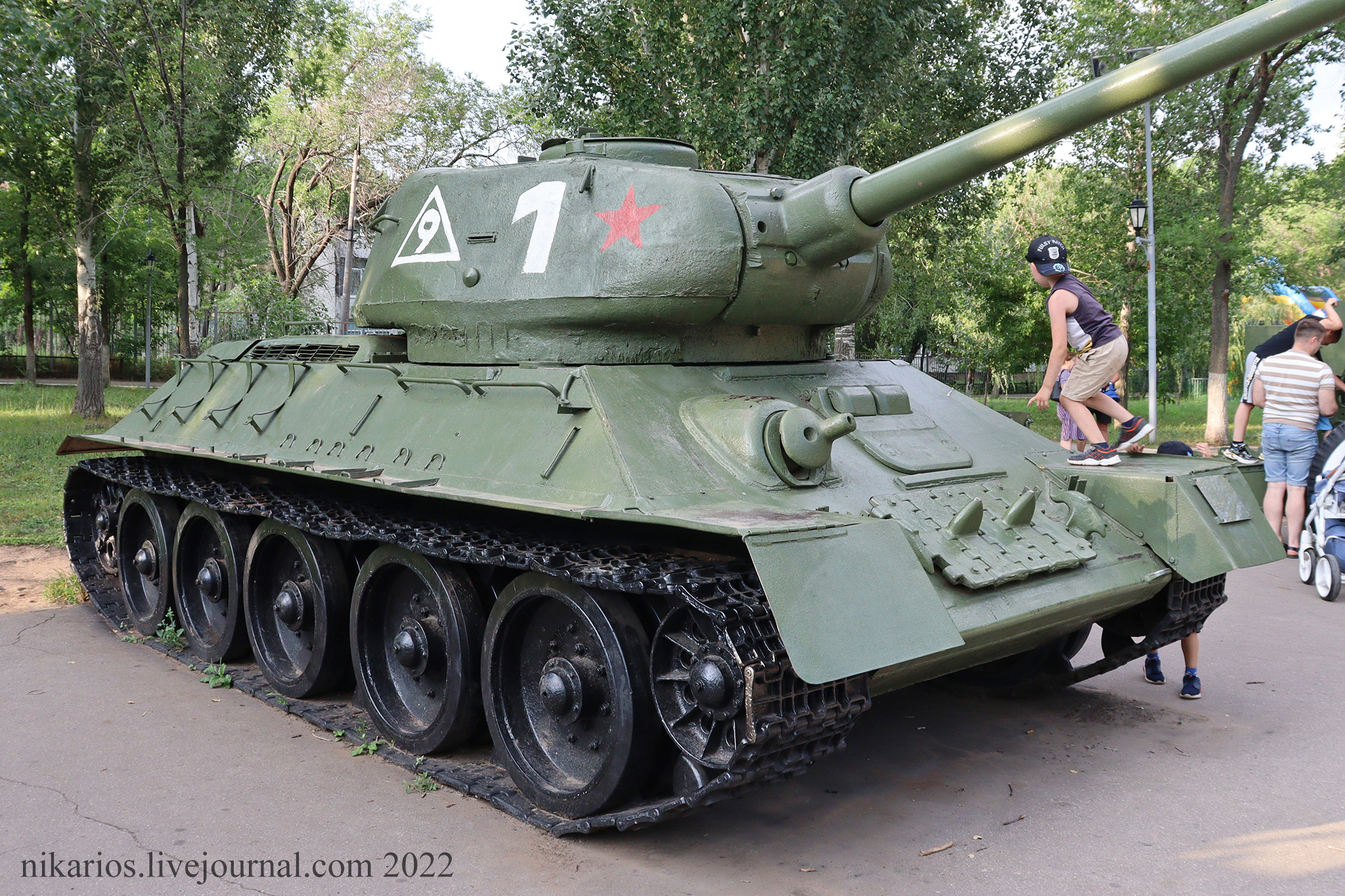 Мои фотообзоры: Т-34 в музее-заповеднике 