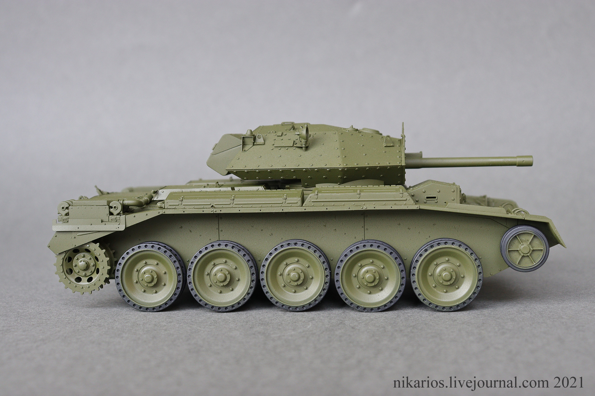 Сборка модели A15 Cruiser Mk.VI Crusader III (Border Model BT-012) -  покраска