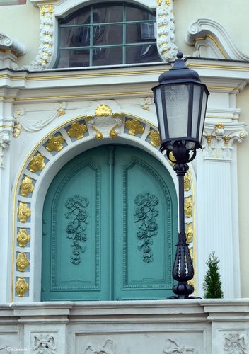 Фонари и архитектура Гданьска