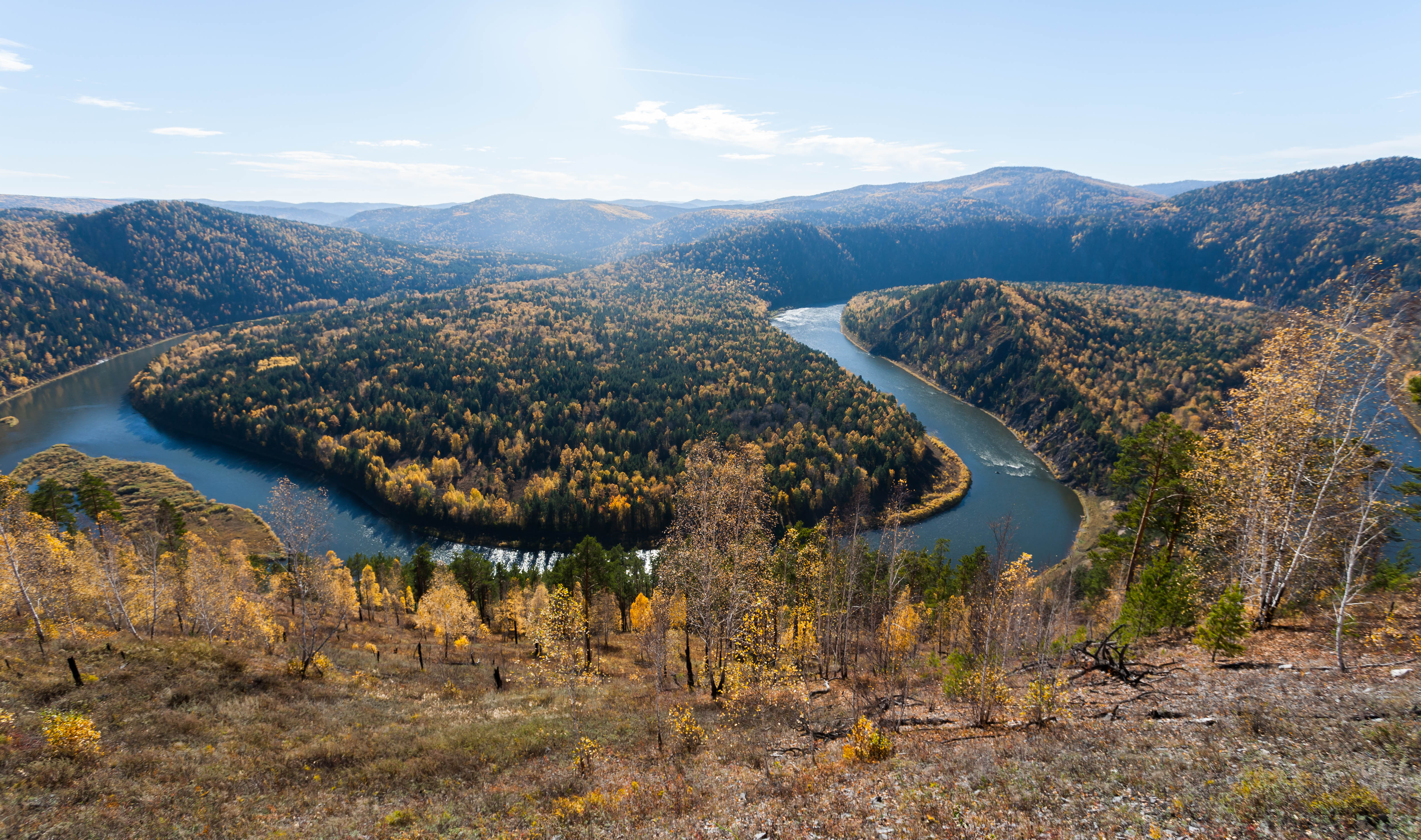 Манская петля Красноярский край река