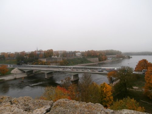 Мост через реку Нарва