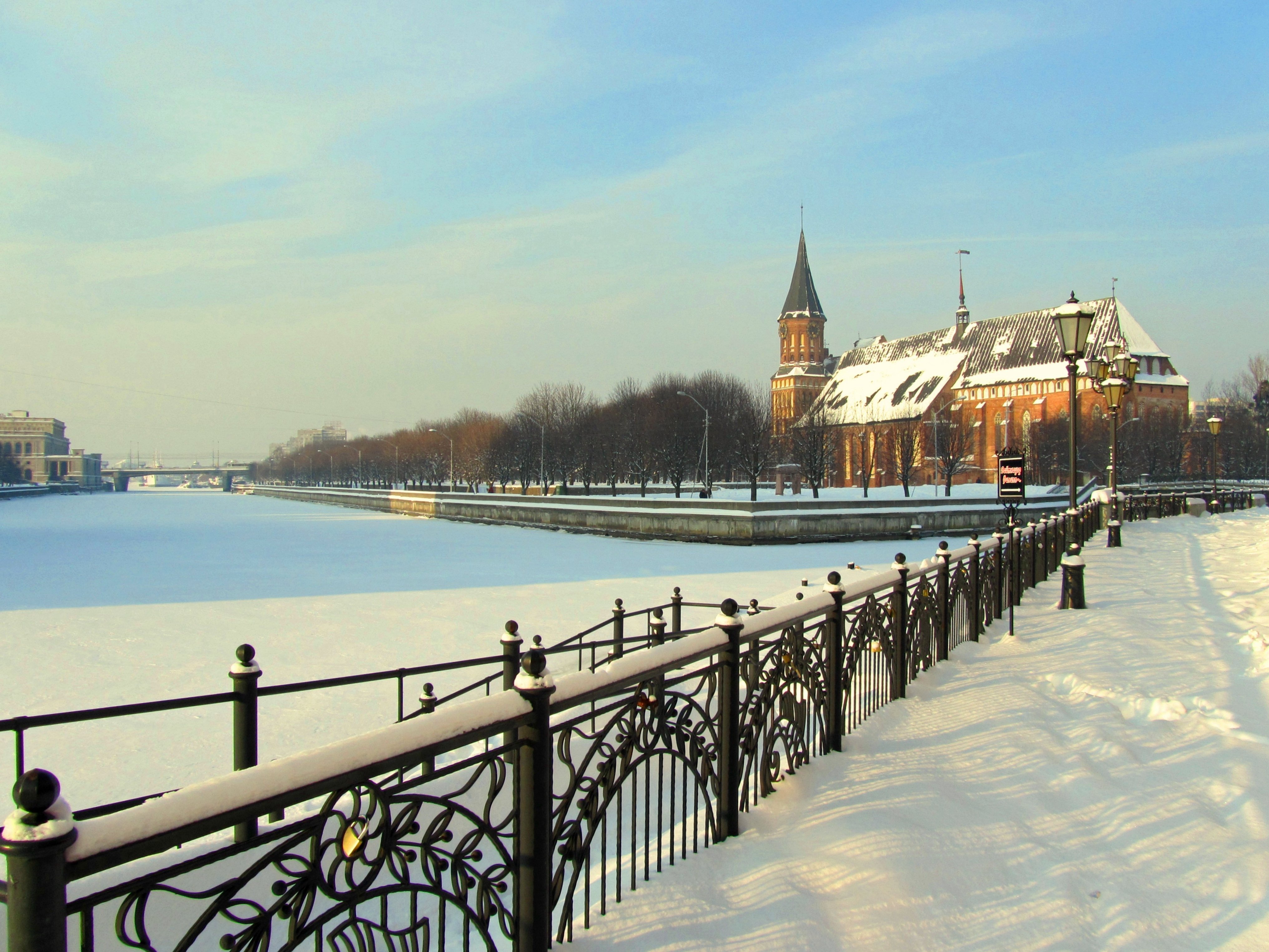 Калининград кант зима