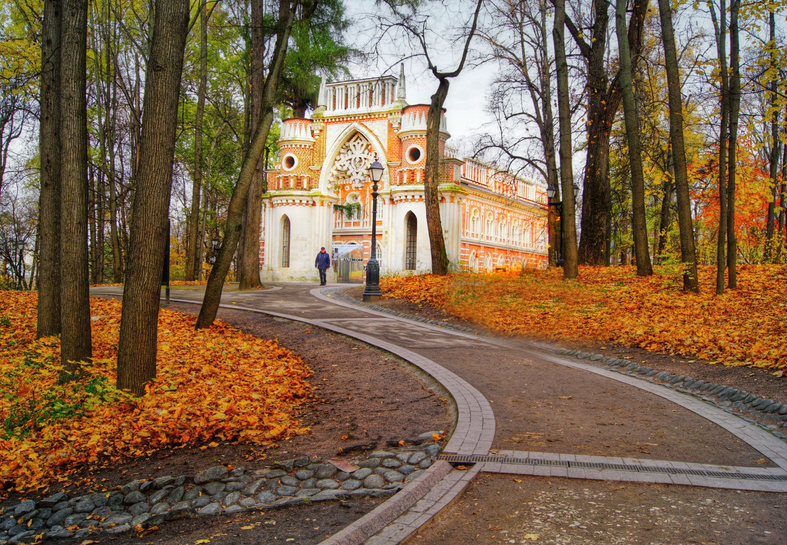 парк москвы осенью