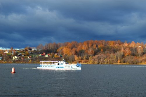 Осень на Волге.