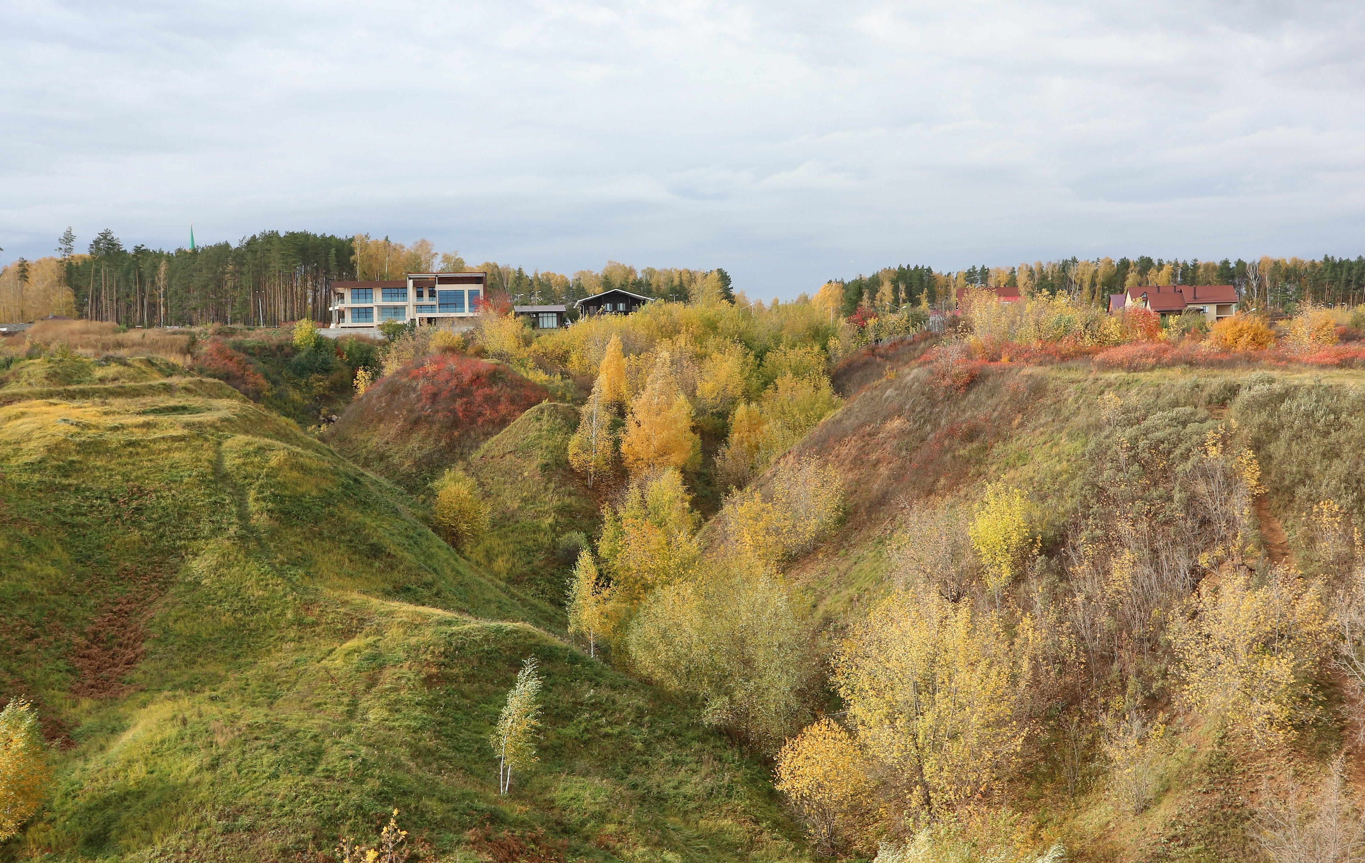 Овраг картинка