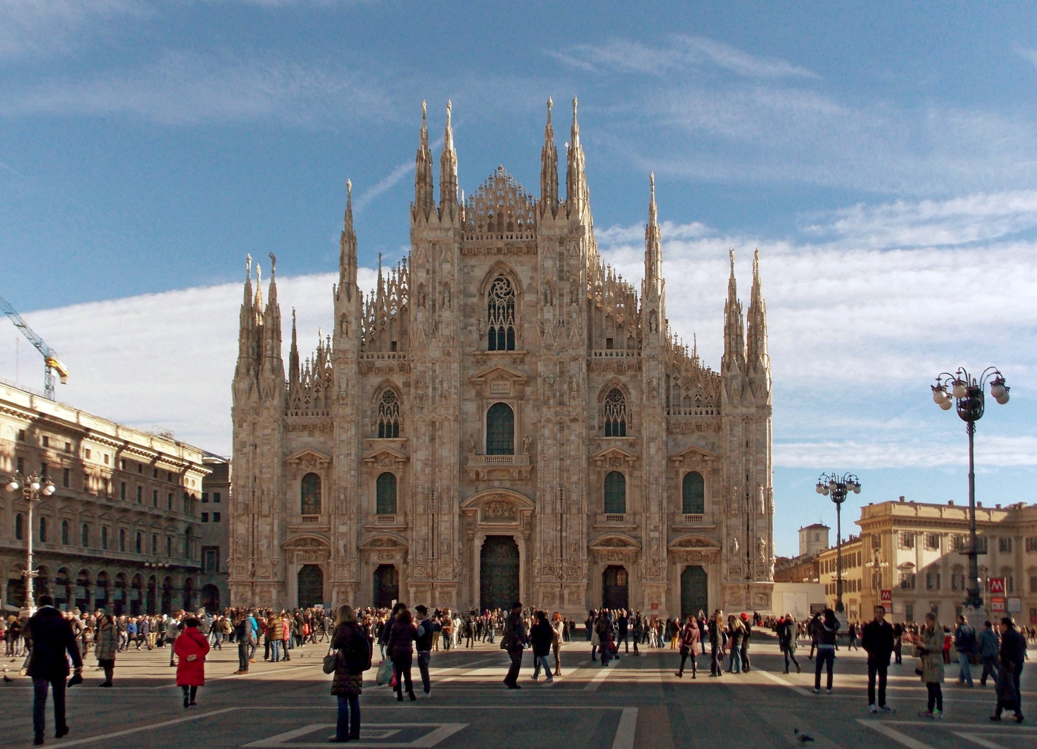 Площадь Милан кафедральный собор