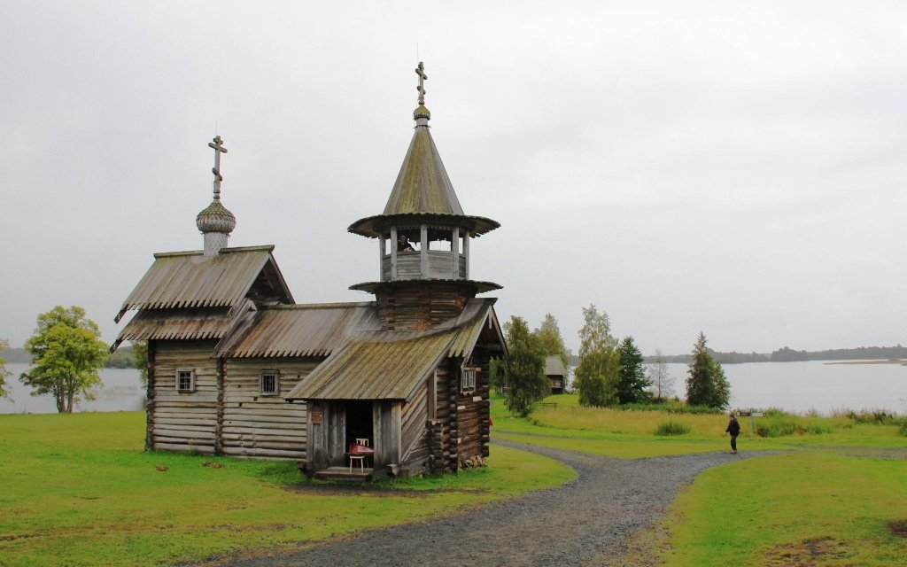 Деревянные церкви руси клип