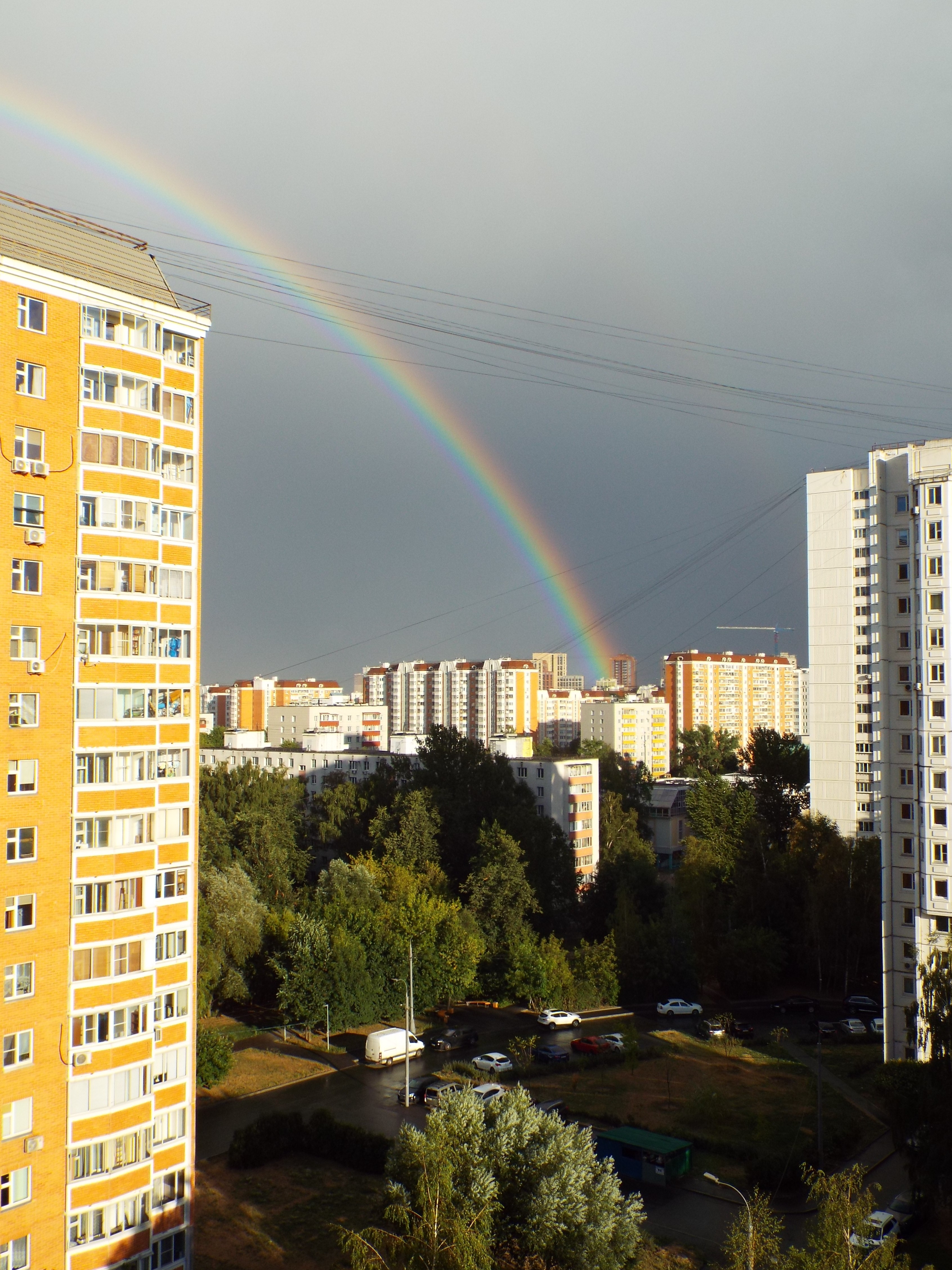 Радуга дома фото