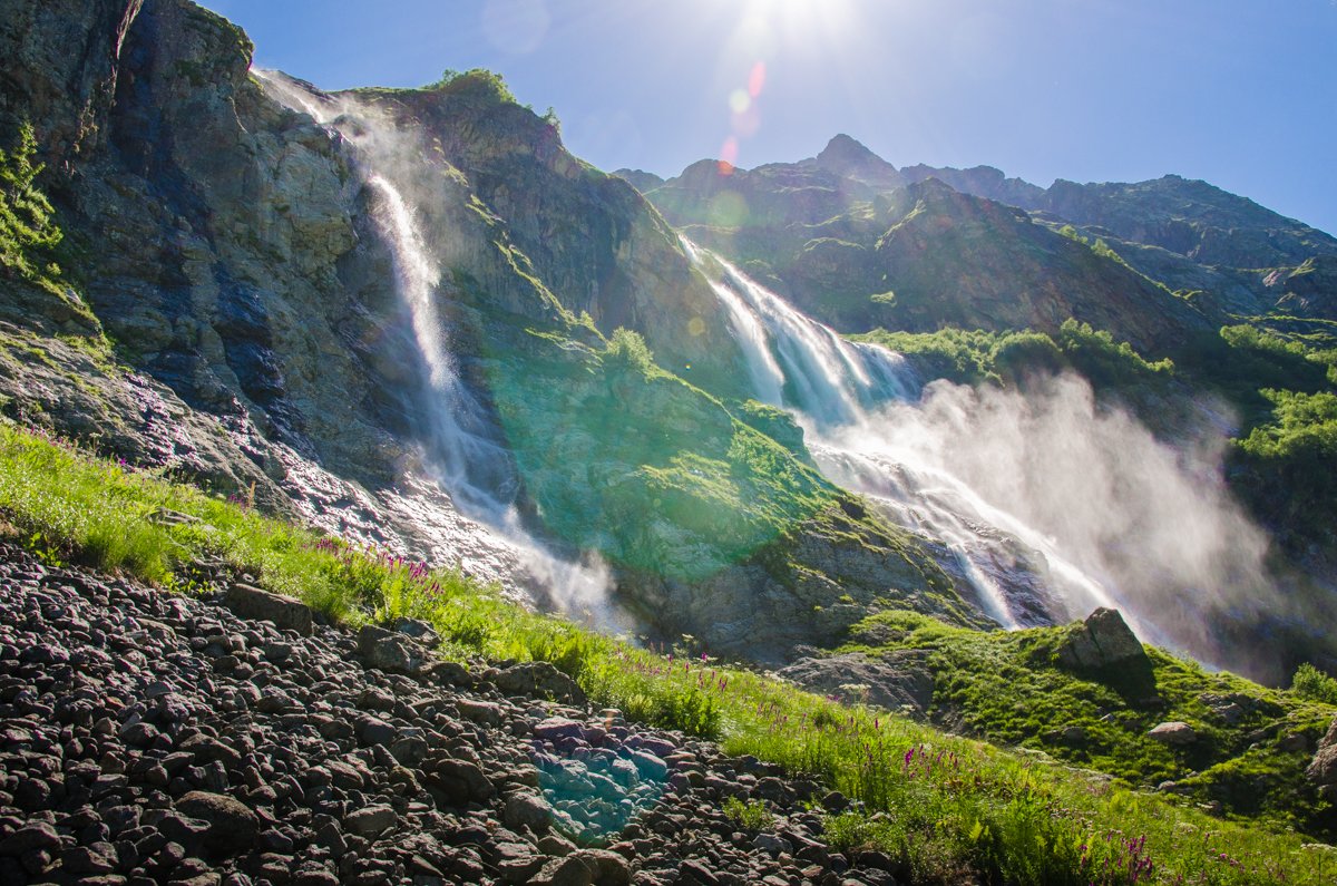 Софийские водопады Архыз фото