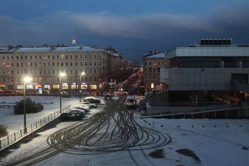зима в Петербурге