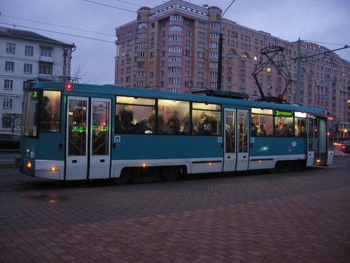 Вечерний трамвай