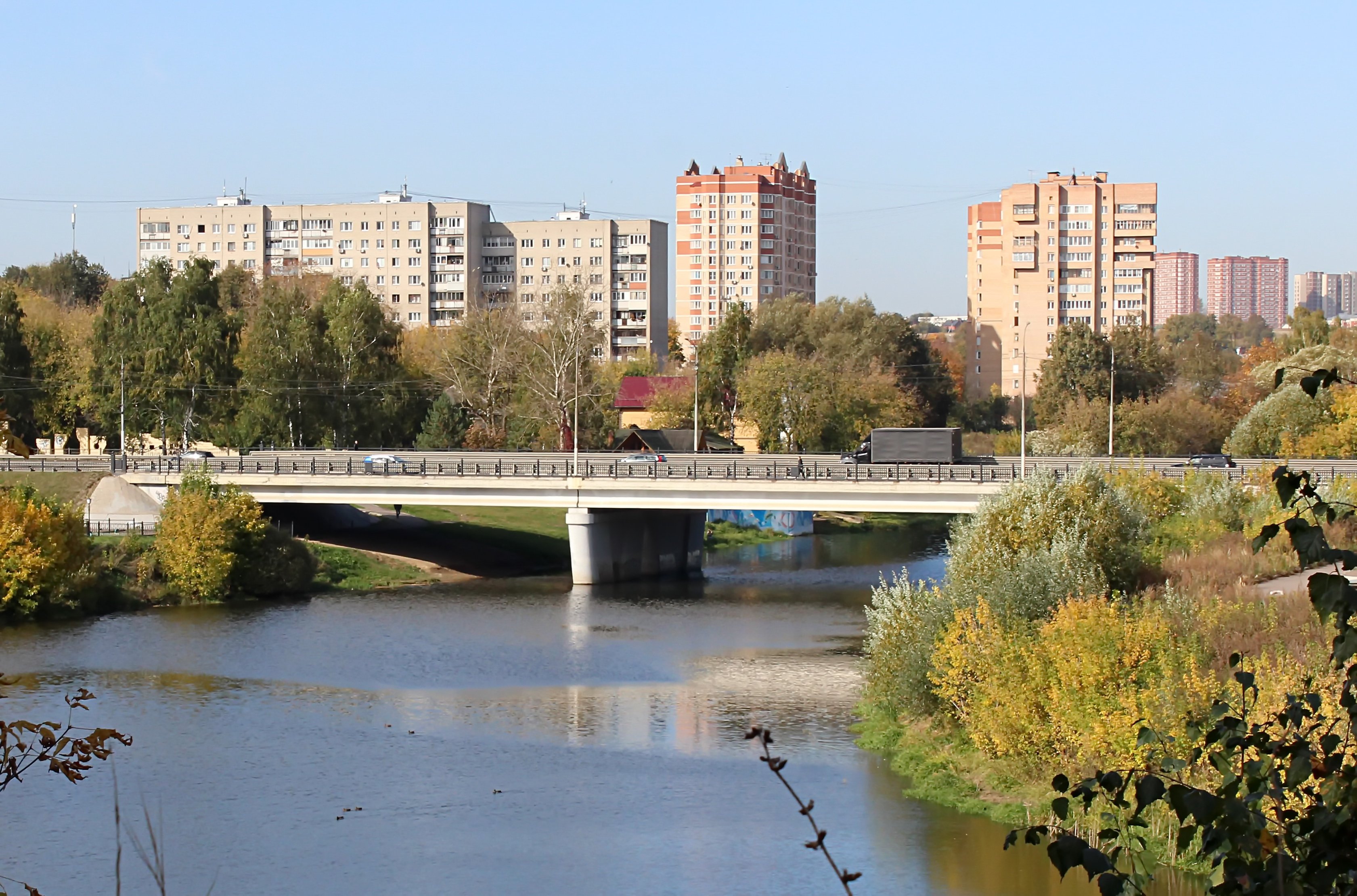 Город Подольск река Пахра