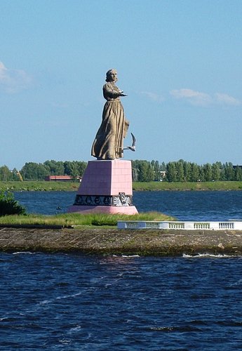Монумент "Волга" (1952-1953 гг.). г. Рыбинск