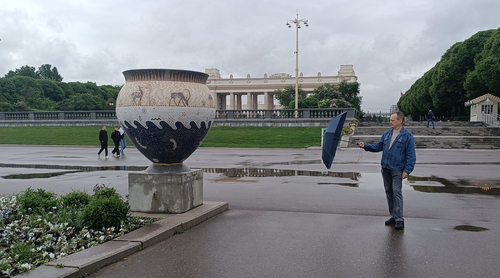 ВДНХ в дождь