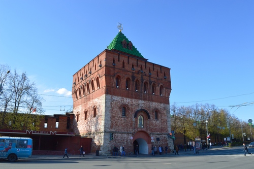 Дмитриевская башня (1500-1516 гг.) Нижегородского кремля.