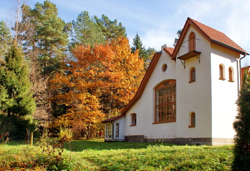 Поленово,осень,Аббатство