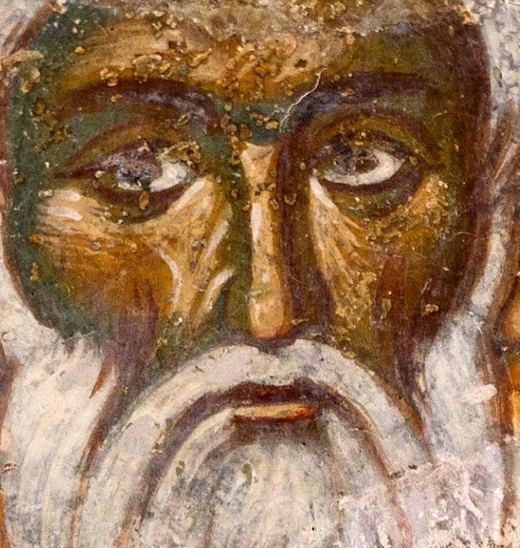 Священномученик Ермолай, иерей Никомидийский. Фреска церкви Святой Троицы в монастыре Сопочаны, Сербия. XIII век. Священномученик Ермолай, иерей Никомидийский. Фреска церкви Святой Троицы в монастыре Сопочаны, Сербия. XIII век.