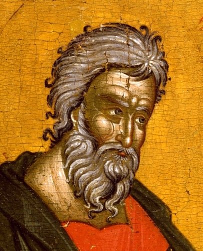 Святой Апостол Андрей Первозванный. Икона. Македония, XIV век.