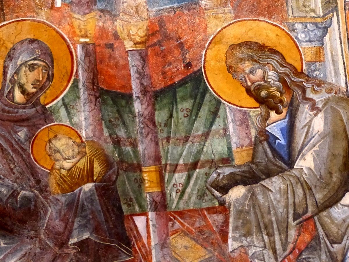 бачково фреска сретение господне. фреска сретение господне 1465. сретение господне фреска византия. сретение икона фреска. фреска сретение господне 1465.