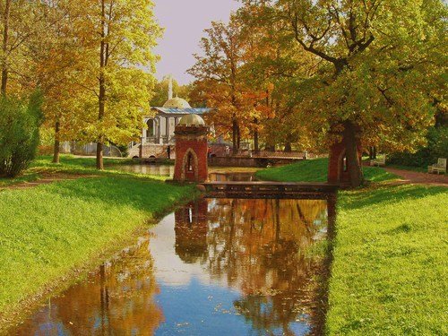 Осень в парке Екатерининского дворца