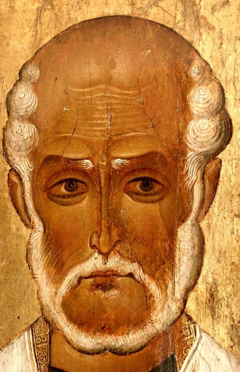 Святитель Григорий Чудотворец, Епископ Неокесарийский. Икона. Византия, XII век. Государственный Эрмитаж. Фрагмент. Святитель Григорий Чудотворец, Епископ Неокесарийский. Икона. Византия, XII век. Государственный Эрмитаж. Фрагмент.