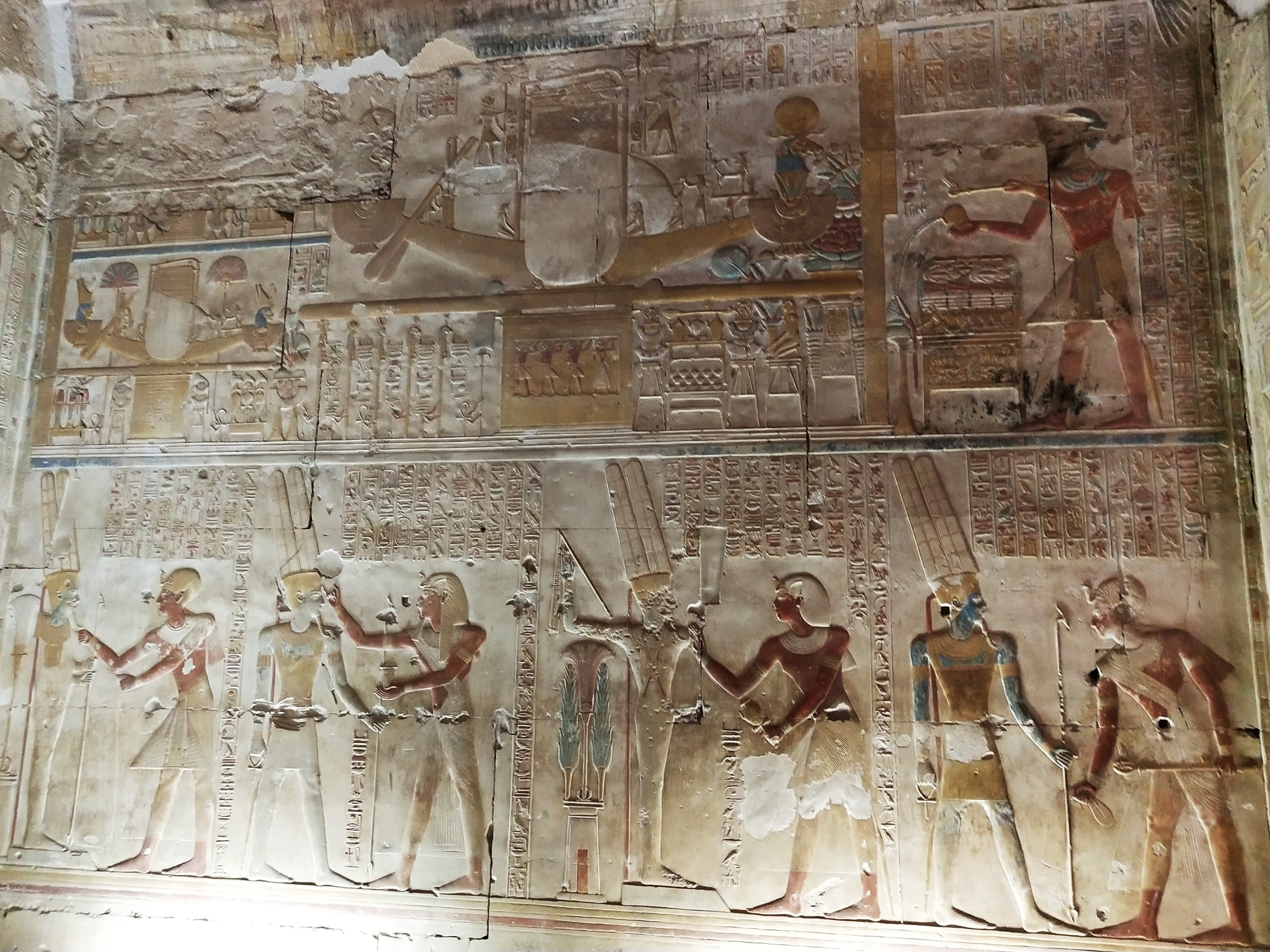 Храм Abydos Египет