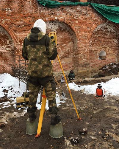Раскопки в Зарайском Кремле