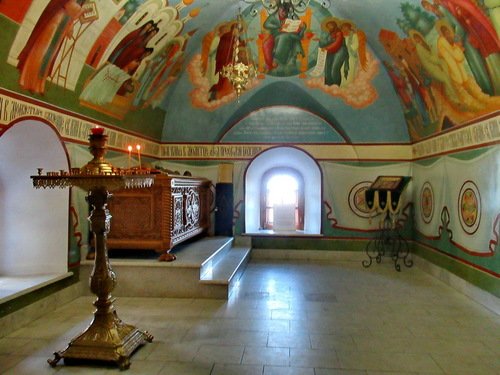 Церковь Покрова Пресвятой Богородицы в Спасском монастыре. Помещение для раки с мощами Ильи Муромца.