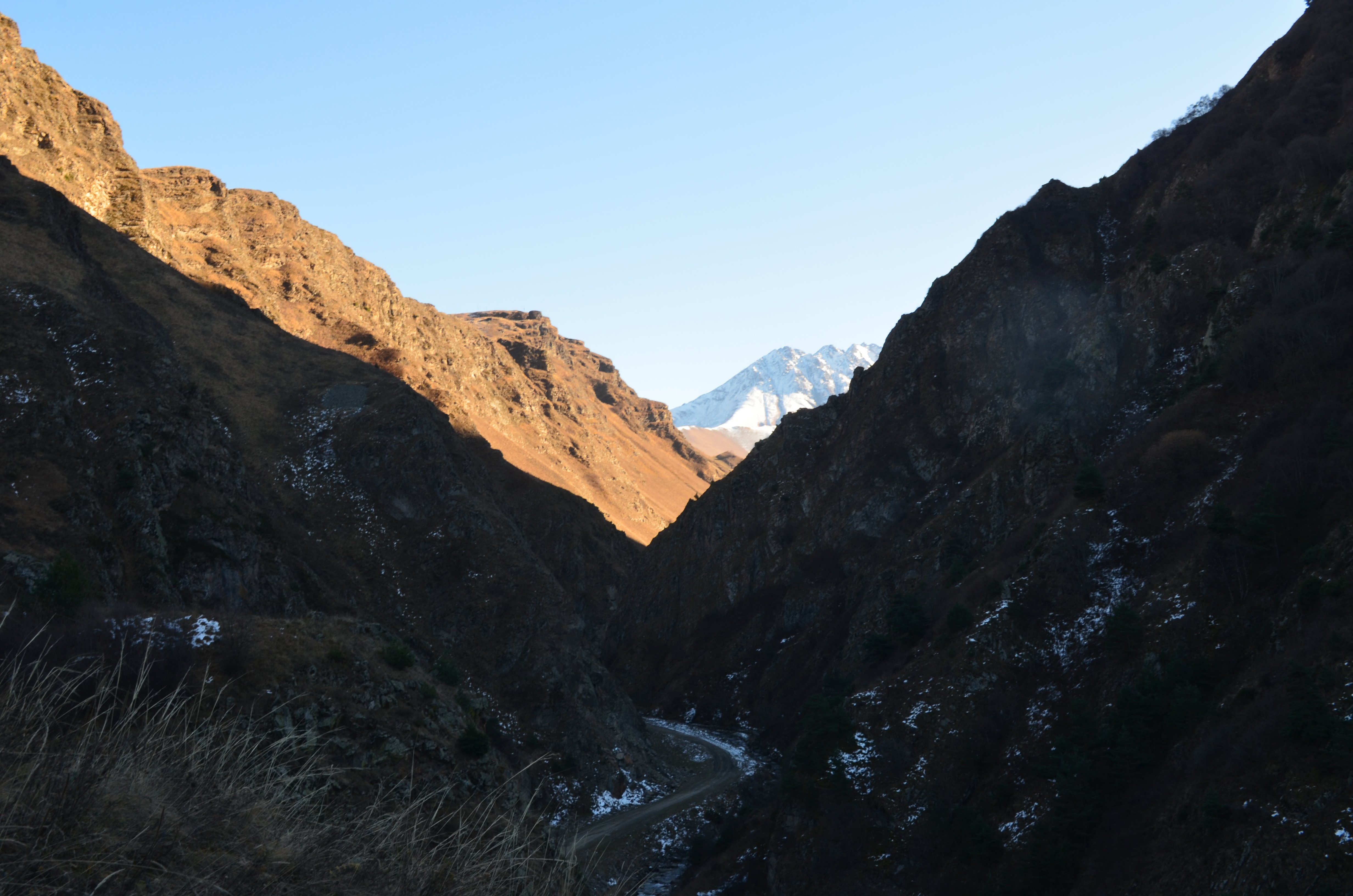 Дороги Северной Осетии Дигорское ущелье