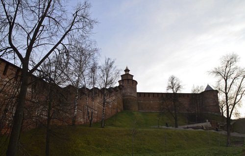 Крепостная стена в Нижнем Новгороде