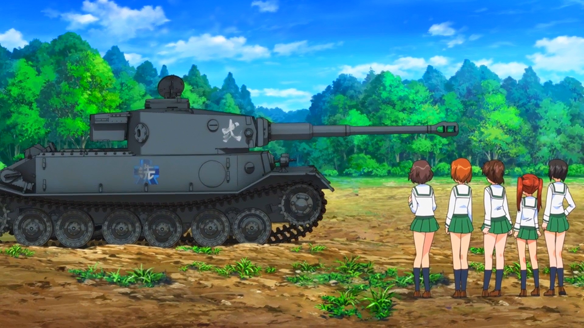 Panzer на русском. Girls und Panzer танки. Герлз Панзер. Girls und Panzer тигр 2.