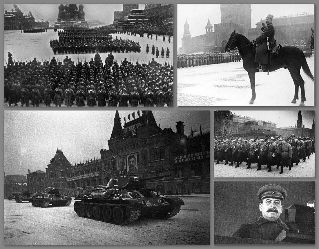 7 ноября 1941 парад на красной площади