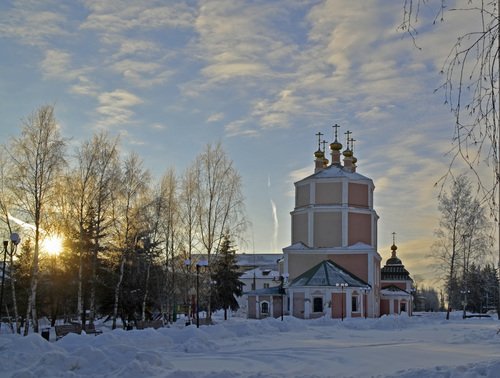Вечер у Казанской церкви