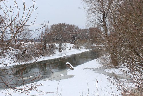 январь на реке Протва