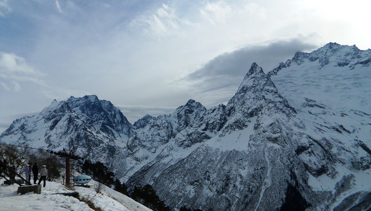 Гора Домбай Ульген Фото