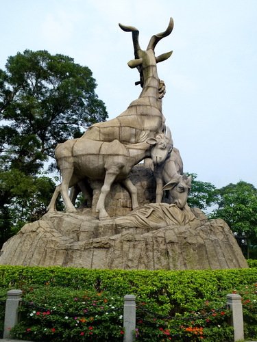 5 козлов, символ Гуанчжоу