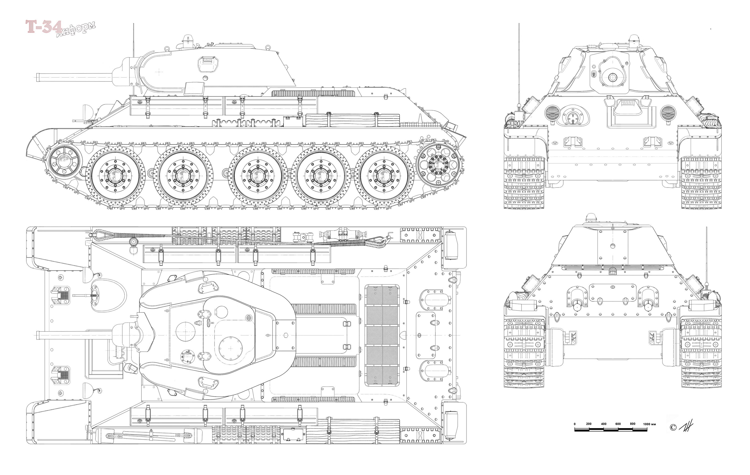 Танк 34 чертеж. Танк т-34 чертежи с размерами. Длинакорпусатридцатьчетверки. Т 34 С немецкой пушкой. Кошмар проекции танки.
