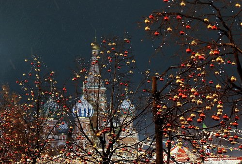 новогодняя Москва