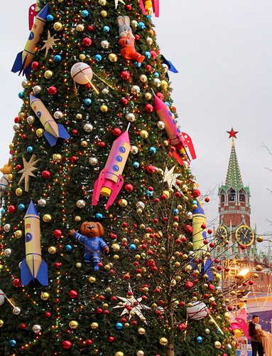 елка на Красной площади в Москве