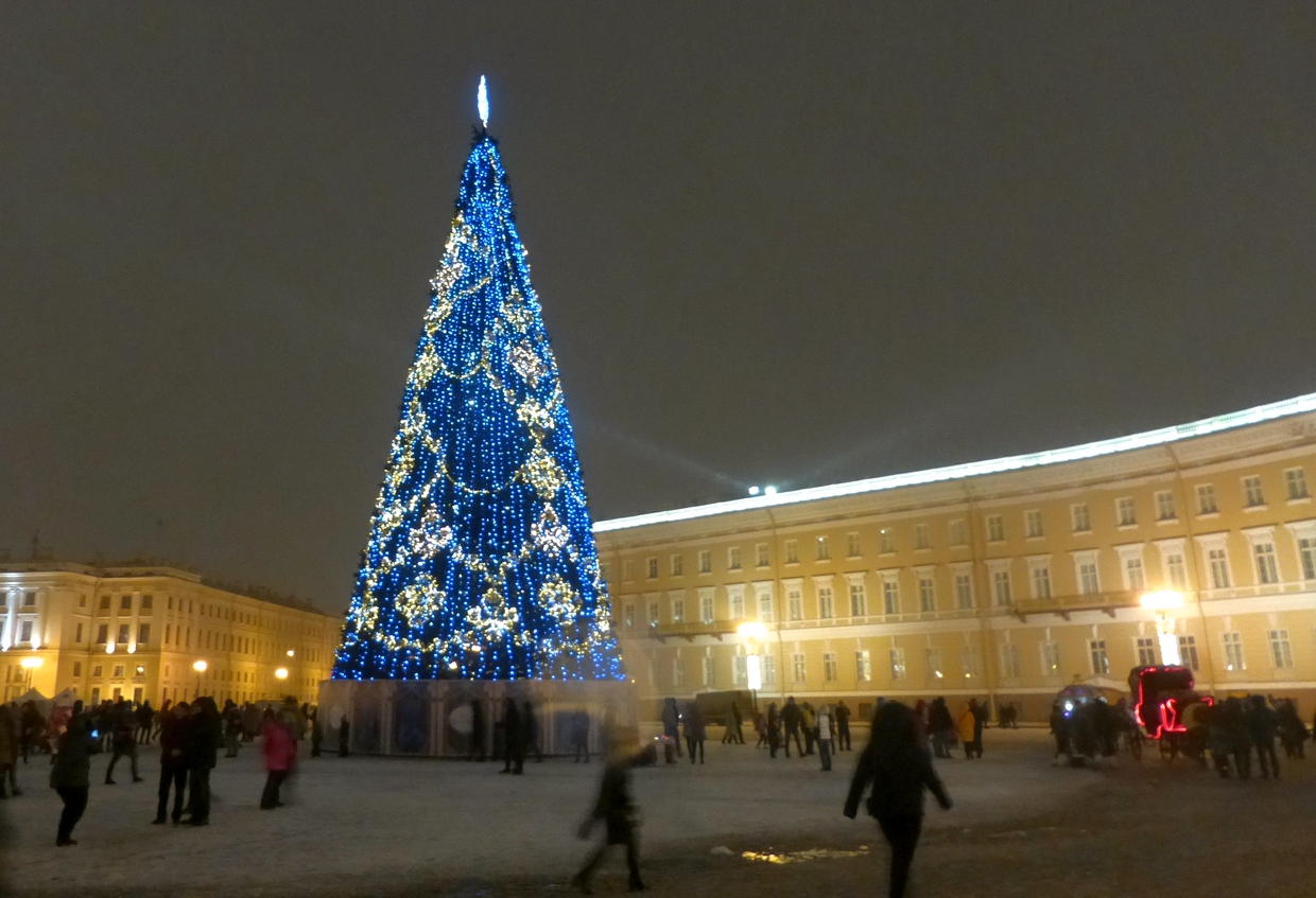 елка на дворцовой площади