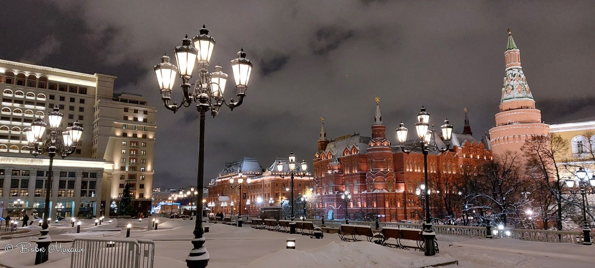 Москва зимой
